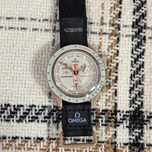 Swatch X Omega Bioceramic Moonswatch Mission To The Jupiter Watch